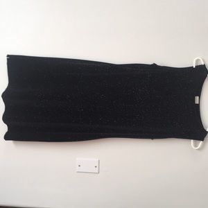 Black glittery dress